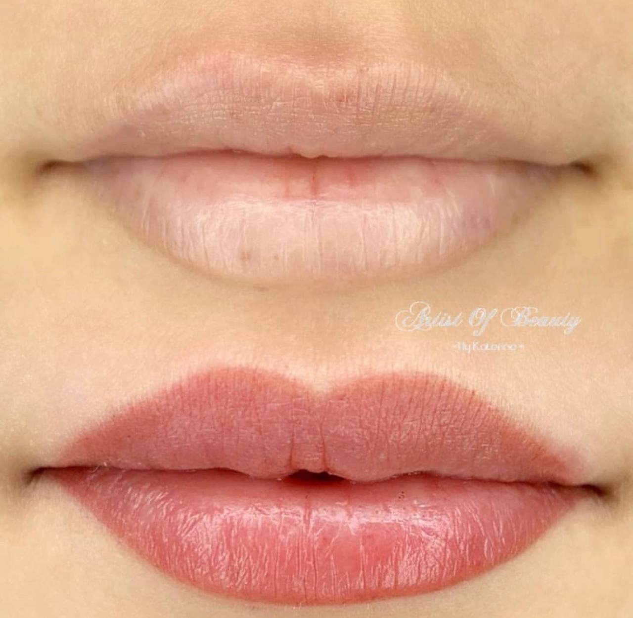 Lip blush result