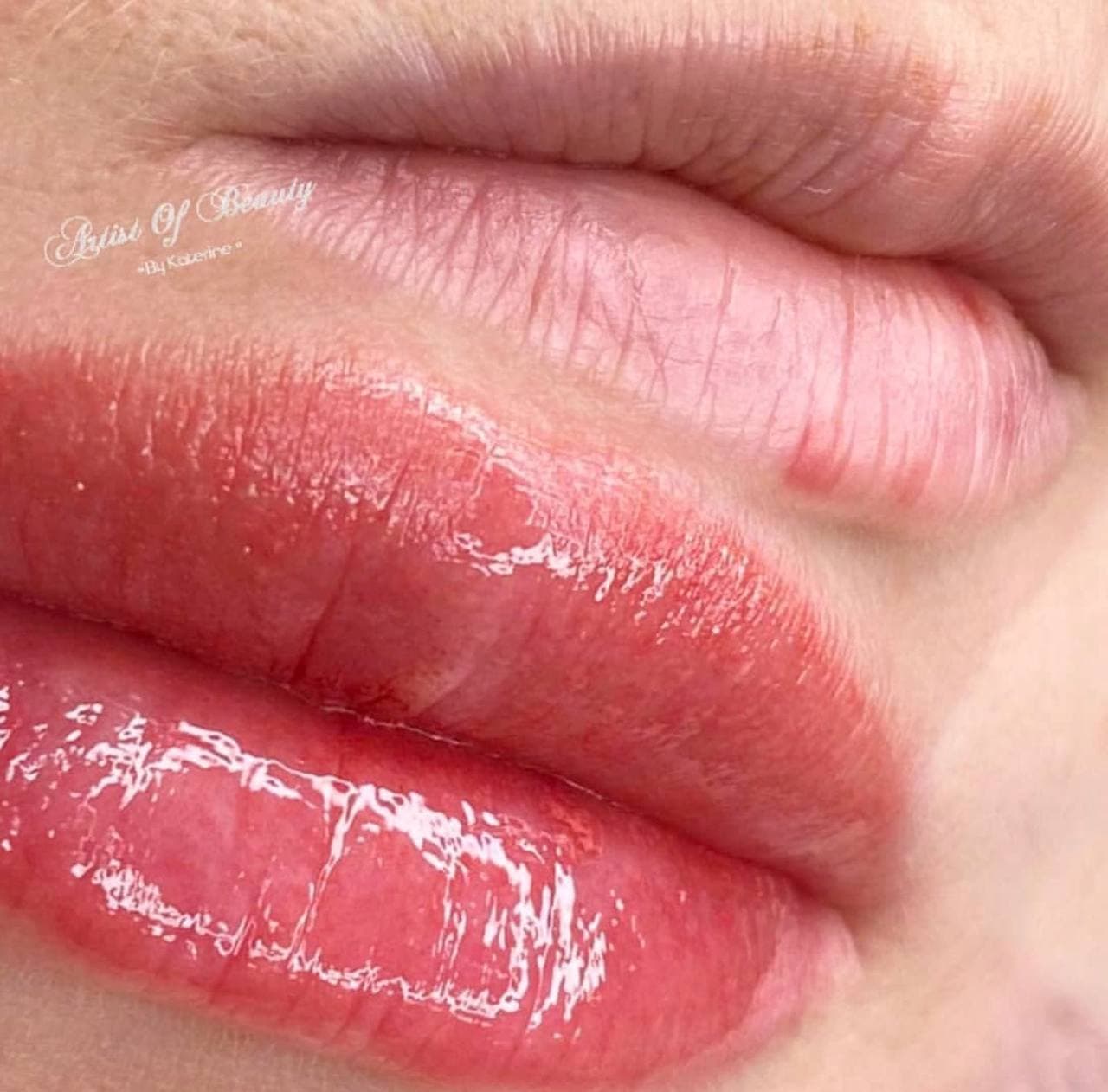 Lip blush result