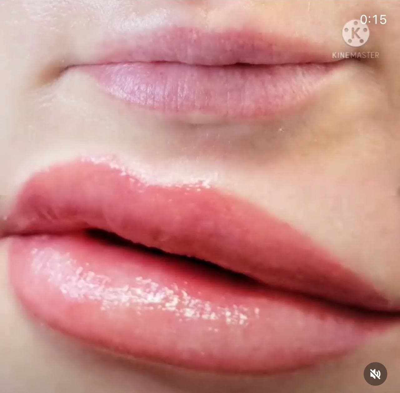 Lip blush result