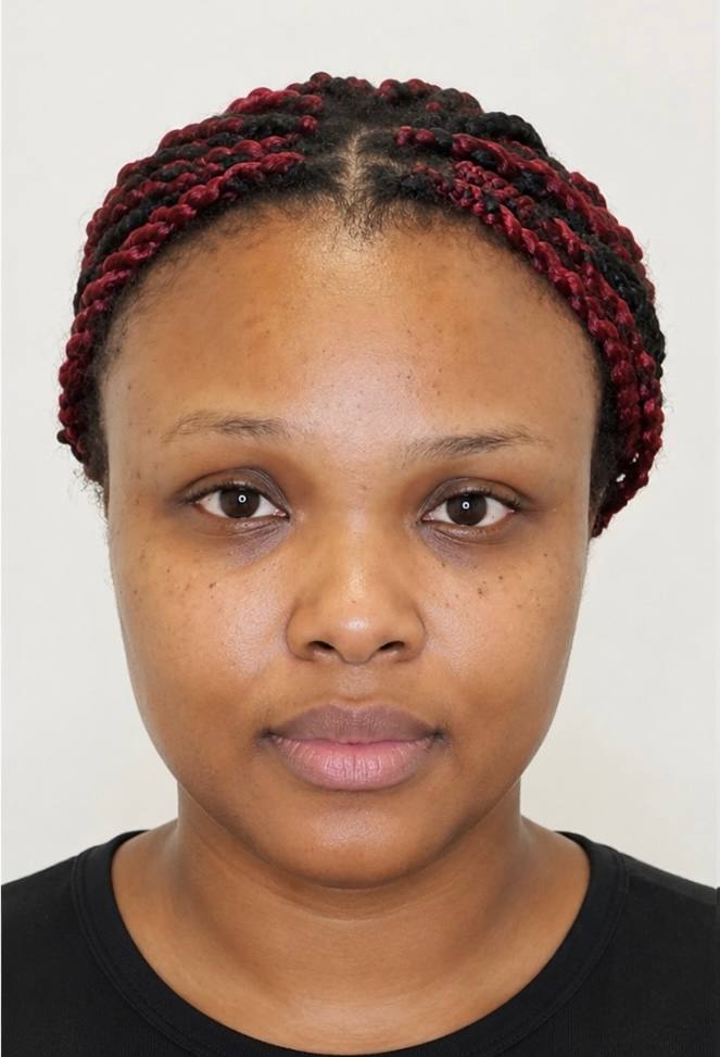 Powder brows before