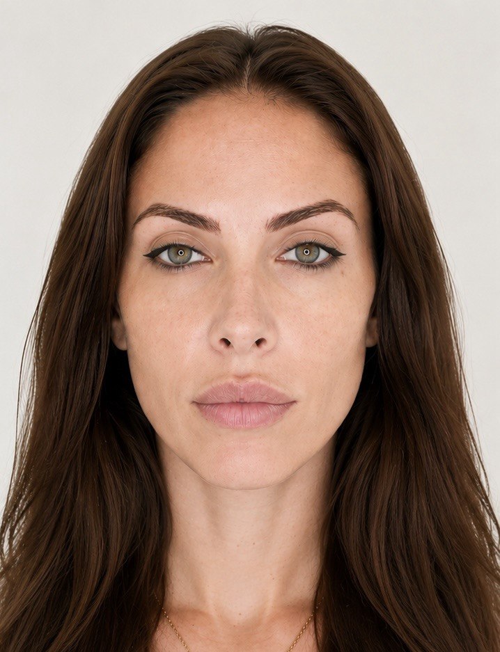 Powder brows after