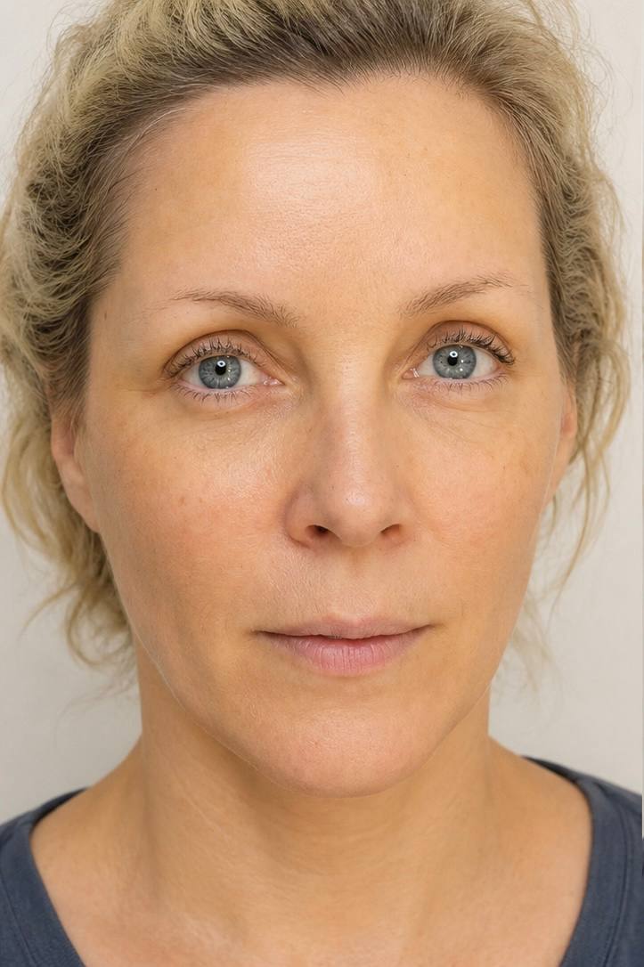 Powder brows before