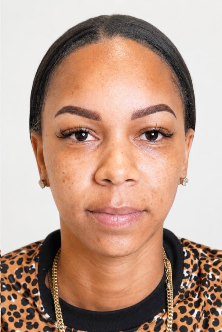 Powder brows after