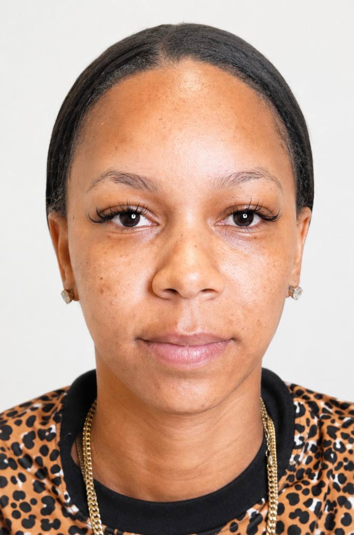 Powder brows before